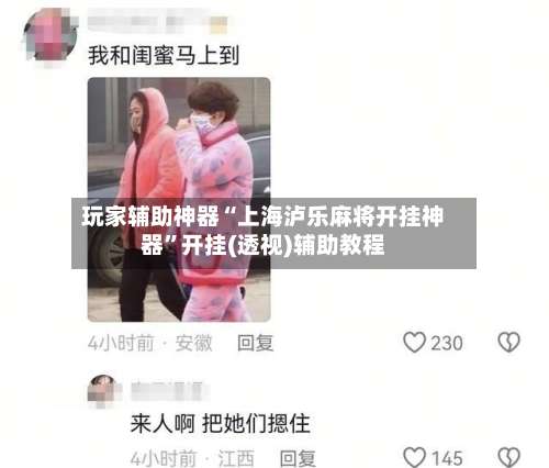 玩家辅助神器“上海泸乐麻将开挂神器	”开挂(透视)辅助教程-第1张图片