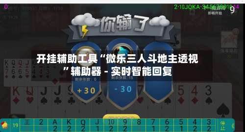 开挂辅助工具“微乐三人斗地主透视”辅助器 - 实时智能回复-第3张图片
