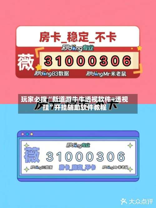 玩家必搜“新道游牛牛透视软件+透视挂”开挂辅助软件教程-第2张图片