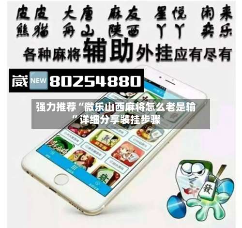 强力推荐“微乐山西麻将怎么老是输”详细分享装挂步骤-第2张图片