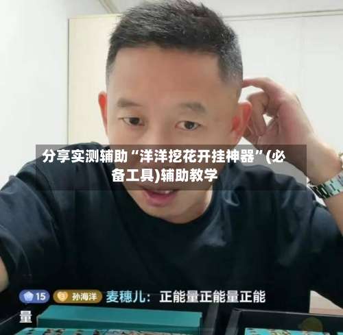 分享实测辅助“洋洋挖花开挂神器”(必备工具)辅助教学-第2张图片