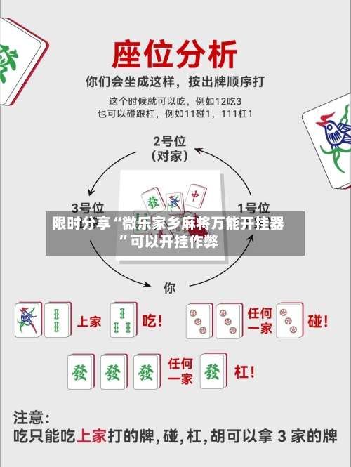 限时分享“微乐家乡麻将万能开挂器”可以开挂作弊-第3张图片
