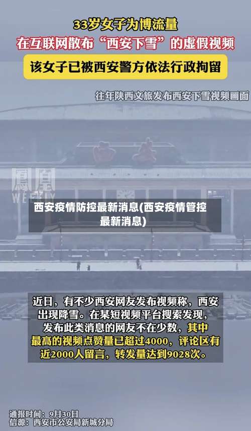 西安疫情防控最新消息(西安疫情管控最新消息)-第1张图片