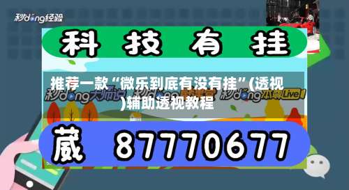 推荐一款“微乐到底有没有挂”(透视)辅助透视教程-第1张图片