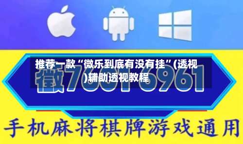 推荐一款“微乐到底有没有挂	”(透视)辅助透视教程-第2张图片