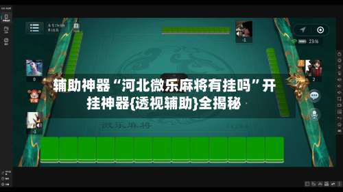 辅助神器“河北微乐麻将有挂吗	”开挂神器{透视辅助}全揭秘-第2张图片