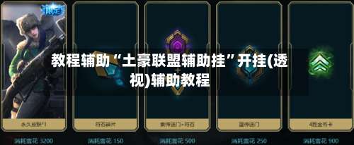 教程辅助“土豪联盟辅助挂	”开挂(透视)辅助教程-第1张图片