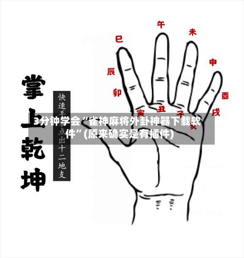 3分钟学会“雀神麻将外卦神器下载软件”(原来确实是有插件)-第1张图片