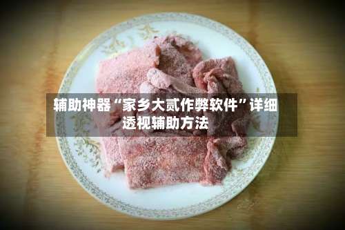 辅助神器“家乡大贰作弊软件”详细透视辅助方法-第3张图片