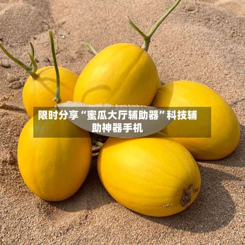 限时分享“蜜瓜大厅辅助器”科技辅助神器手机-第1张图片