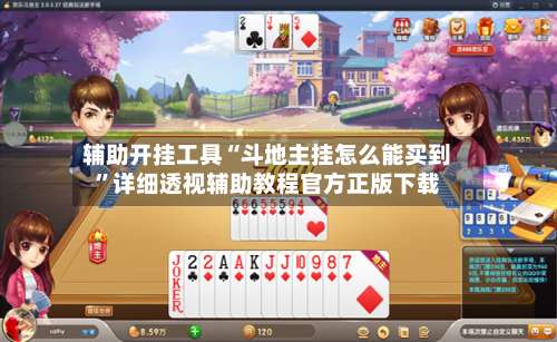 辅助开挂工具“斗地主挂怎么能买到”详细透视辅助教程官方正版下载-第1张图片