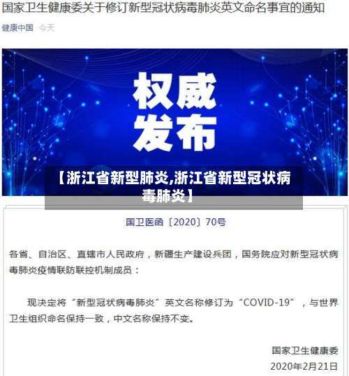 【浙江省新型肺炎,浙江省新型冠状病毒肺炎】-第1张图片