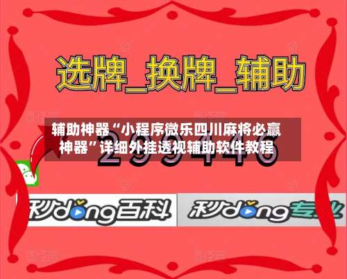 辅助神器“小程序微乐四川麻将必赢神器”详细外挂透视辅助软件教程-第3张图片