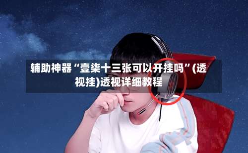 辅助神器“壹柒十三张可以开挂吗”(透视挂)透视详细教程-第1张图片