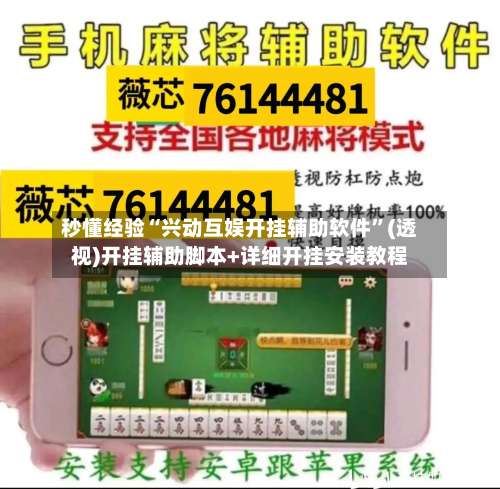 秒懂经验“兴动互娱开挂辅助软件”(透视)开挂辅助脚本+详细开挂安装教程-第3张图片