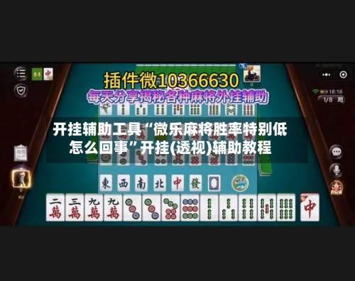 开挂辅助工具“微乐麻将胜率特别低怎么回事”开挂(透视)辅助教程-第1张图片