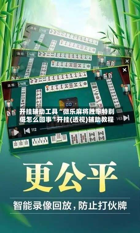 开挂辅助工具“微乐麻将胜率特别低怎么回事	”开挂(透视)辅助教程-第2张图片