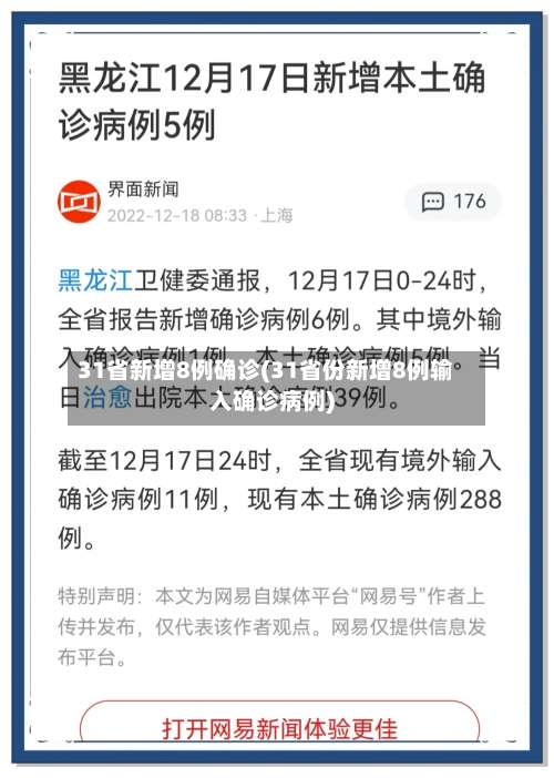 31省新增8例确诊(31省份新增8例输入确诊病例)-第1张图片