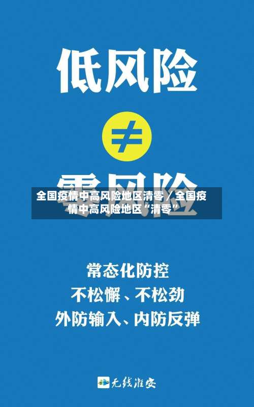 全国疫情中高风险地区清零／全国疫情中高风险地区“清零”-第2张图片