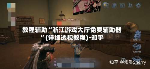 教程辅助“浙江游戏大厅免费辅助器”(详细透视教程)-知乎-第1张图片