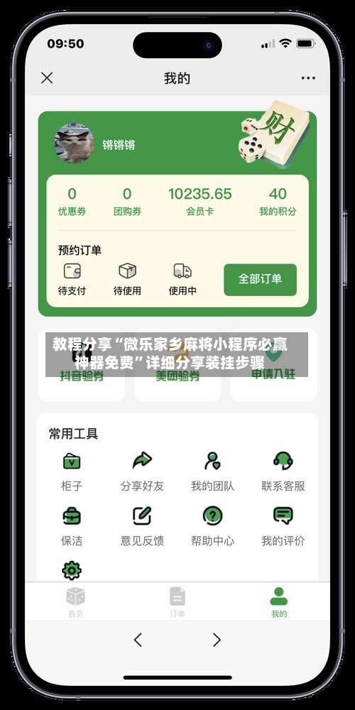 教程分享“微乐家乡麻将小程序必赢神器免费”详细分享装挂步骤-第3张图片