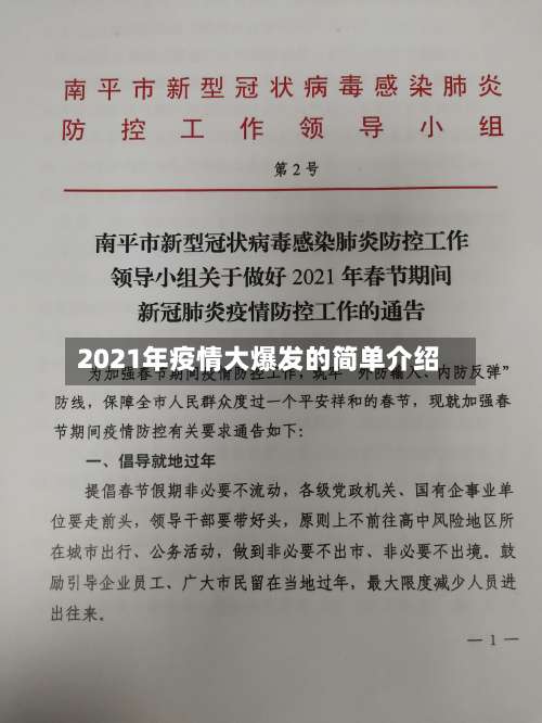 2021年疫情大爆发的简单介绍-第3张图片
