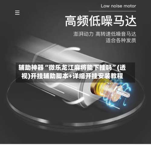 辅助神器“微乐龙江麻将能下挂吗”(透视)开挂辅助脚本+详细开挂安装教程-第1张图片