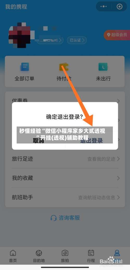 秒懂经验“微信小程序家乡大贰透视”开挂(透视)辅助教程-第2张图片