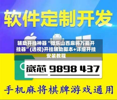 辅助开挂神器“微乐山西麻将万能开挂器”(透视)开挂辅助脚本+详细开挂安装教程-第2张图片