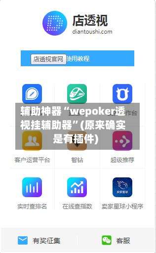 辅助神器“wepoker透视挂辅助器”(原来确实是有插件)-第3张图片