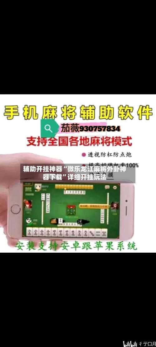 辅助开挂神器“微乐龙江麻将外卦神器下载”详细开挂玩法-第1张图片