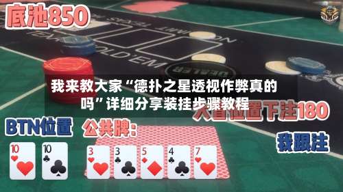 我来教大家“德扑之星透视作弊真的吗”详细分享装挂步骤教程-第3张图片