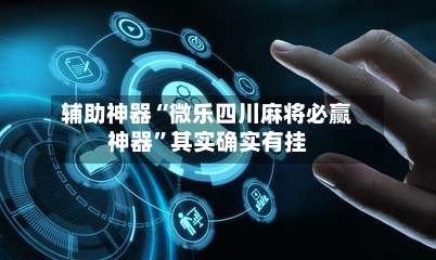 辅助神器“微乐四川麻将必赢神器”其实确实有挂-第3张图片