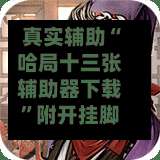 真实辅助“哈局十三张辅助器下载”附开挂脚本详细步骤-第2张图片