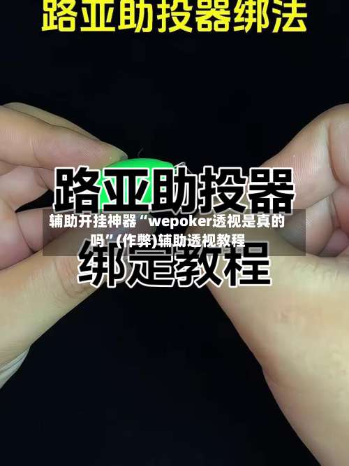辅助开挂神器“wepoker透视是真的吗”(作弊)辅助透视教程-第2张图片