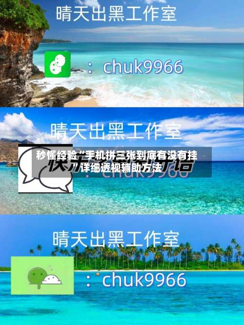 秒懂经验“手机拼三张到底有没有挂”详细透视辅助方法-第2张图片