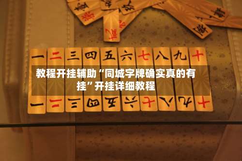 教程开挂辅助“同城字牌确实真的有挂	”开挂详细教程-第1张图片