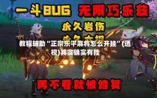 教程辅助“正宗乐平麻将怎么开挂”(透视)其实确实有挂-第1张图片