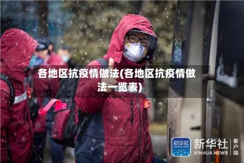 各地区抗疫情做法(各地区抗疫情做法一览表)-第2张图片