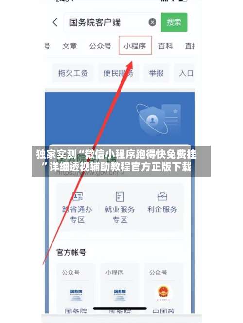 独家实测“微信小程序跑得快免费挂	”详细透视辅助教程官方正版下载-第1张图片
