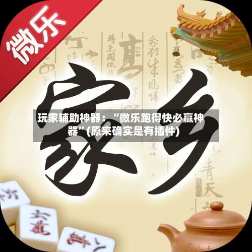 玩家辅助神器：“微乐跑得快必赢神器”(原来确实是有插件)-第3张图片