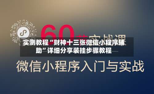 实测教程“财神十三张微信小程序辅助	”详细分享装挂步骤教程-第2张图片