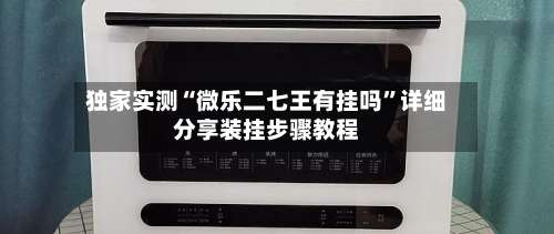 独家实测“微乐二七王有挂吗	”详细分享装挂步骤教程-第1张图片