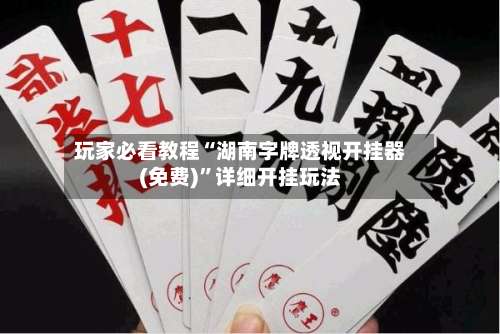 玩家必看教程“湖南字牌透视开挂器(免费)	”详细开挂玩法-第2张图片