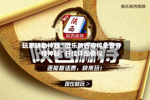 玩家辅助神器“微乐陕西麻将免费开挂神器”开挂详细教程-第2张图片