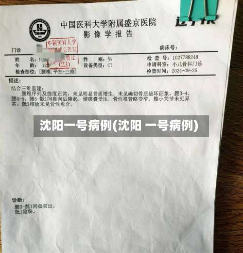 沈阳一号病例(沈阳 一号病例)-第2张图片