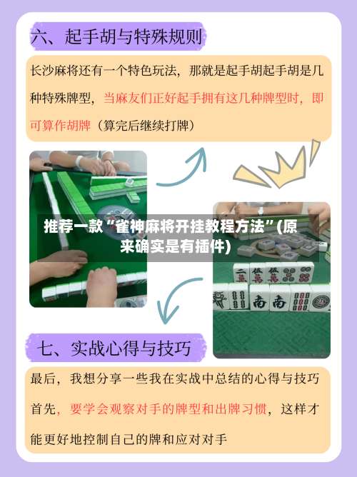 推荐一款“雀神麻将开挂教程方法”(原来确实是有插件)-第1张图片