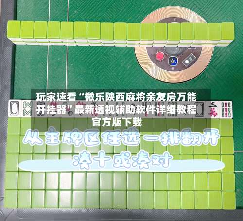 玩家速看“微乐陕西麻将亲友房万能开挂器	”最新透视辅助软件详细教程官方版下载-第2张图片