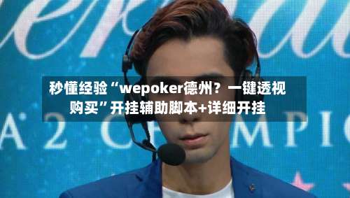 秒懂经验“wepoker德州？一键透视购买”开挂辅助脚本+详细开挂-第2张图片