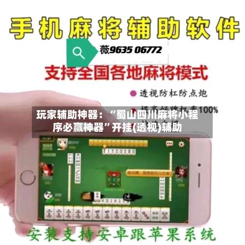 玩家辅助神器：“蜀山四川麻将小程序必赢神器”开挂(透视)辅助-第3张图片